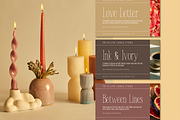 Chapter House · Handwritten Serif, a Serif Font by Courtney Gosser Design (Thumbnail 7 of 10)