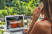 10 Mockups MacBook (pics+PSD), an iPhone Mockup by tydla (Thumbnail 4 of 12)