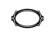 Vintage Oval Frame Vector Bundle, an Illustration by musafir_fashion (Thumbnail 13 of 31)