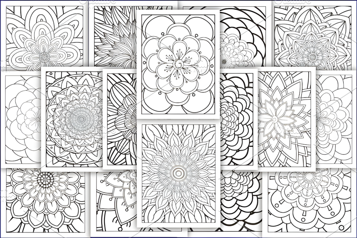 260+ Mandalas Coloring Pages Bundle, a Decorative Illustration by Ink Gallery (Photo 3 of 3)