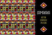 Samakaka seamless vector pattern, a Pattern Graphic by KVIO (Thumbnail 1 of 12)