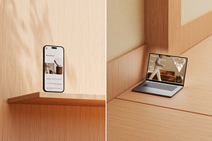 Nordic Device Mockup Collection, a Mac Mockup by Mockup Line