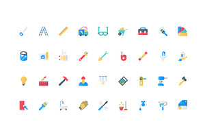 Home repair maintenance icons, an Object Illustration by Lemberg Vector