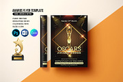 Oscar Award Night Flyer, a Flyer Template by retrographix (Thumbnail 1 of 4)