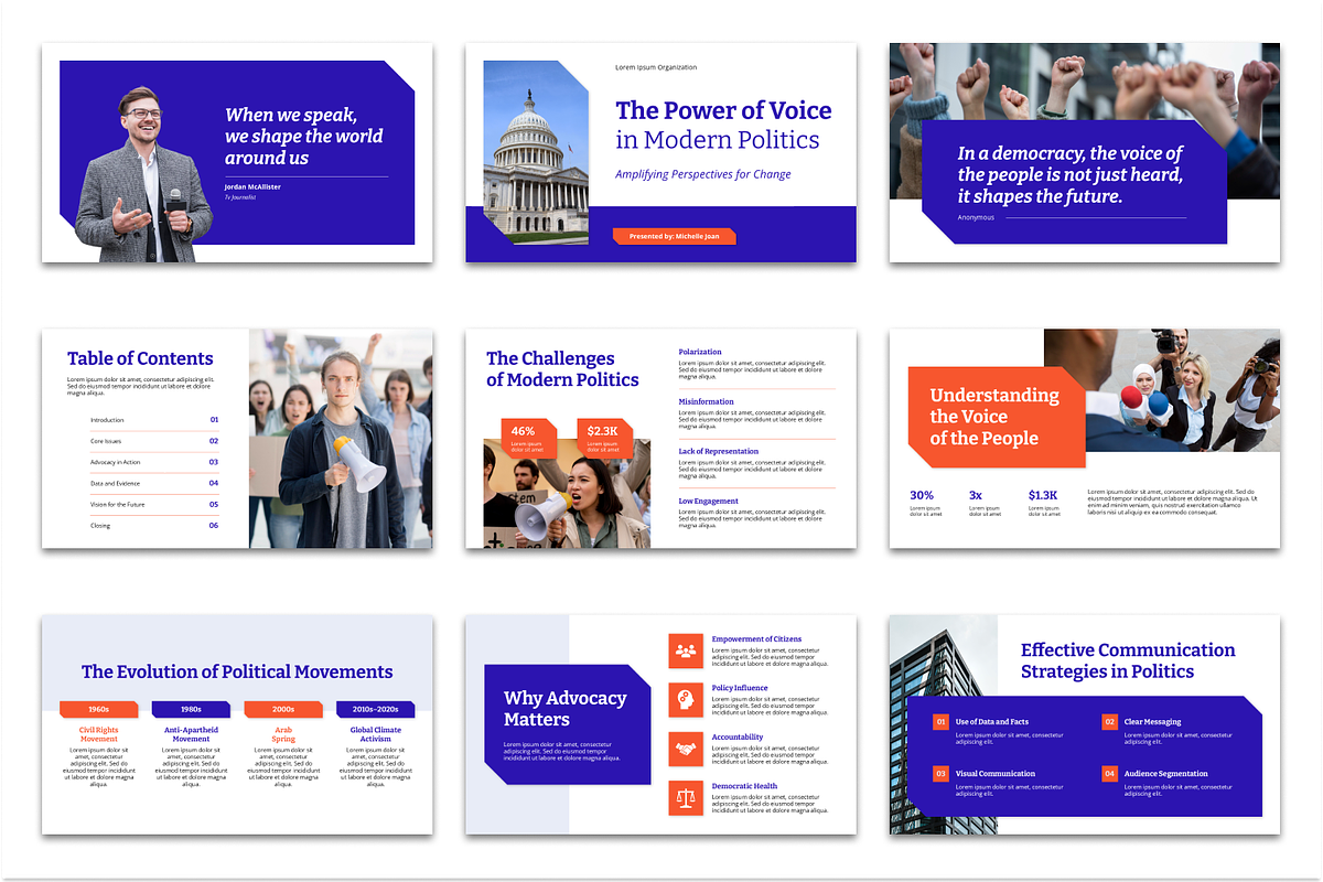 Voice of Politics, a Presentation Template by Sixtemp (Photo 3 of 3)