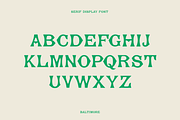 Baltimore | Serif Display Font, a Serif Font by Rough Patch Studio (Thumbnail 7 of 7)