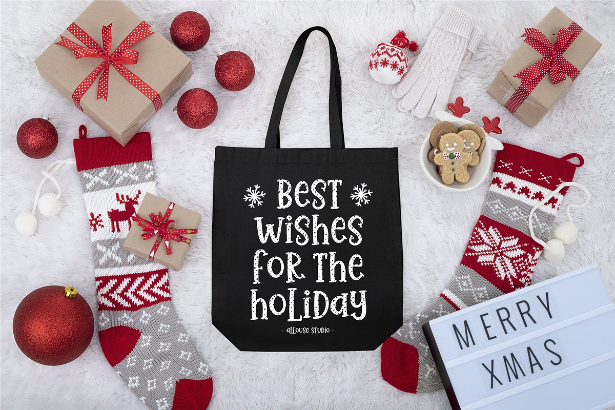 Winter Bumble A Christmas Font, a Font by Allouse Studio (Photo 4 of 10)