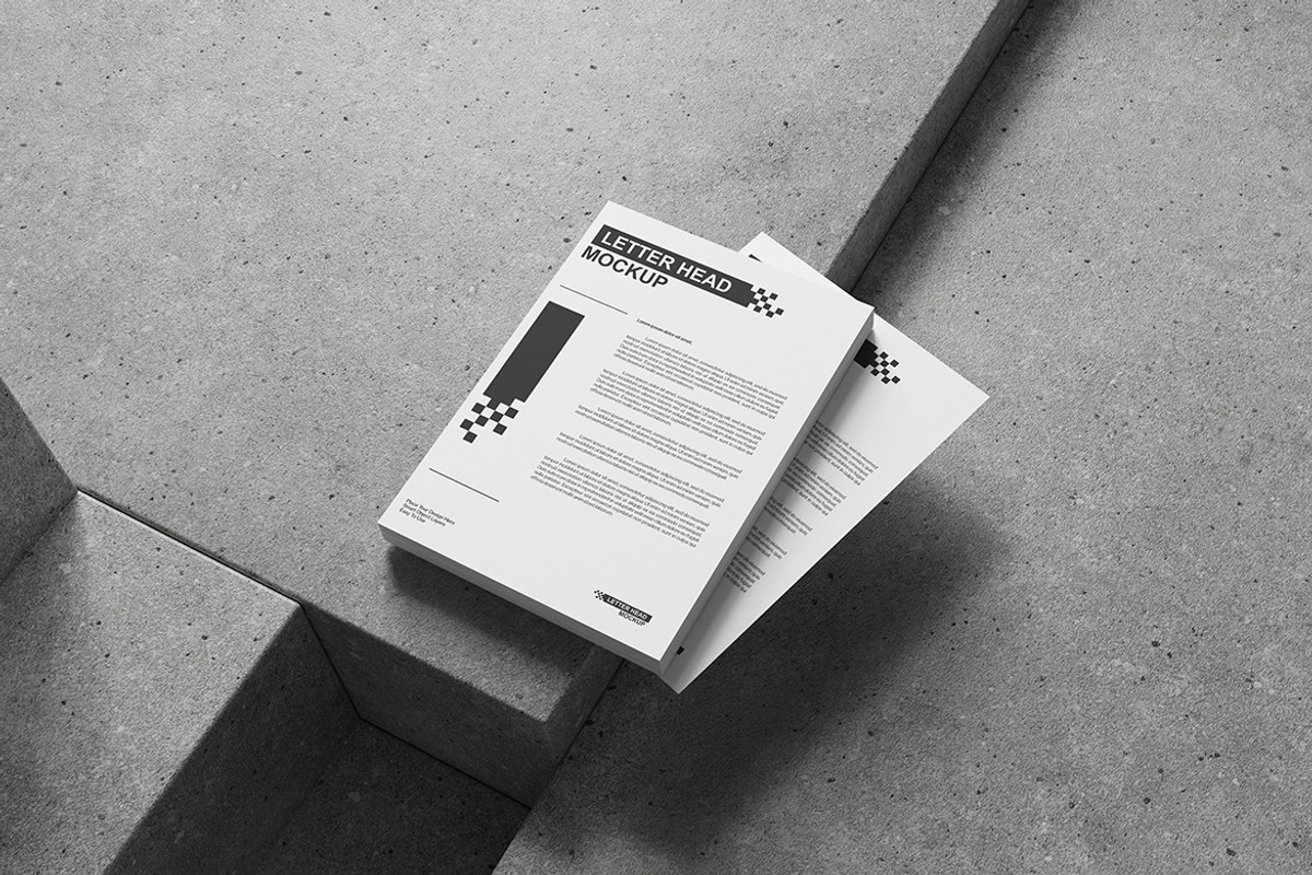 Letterhead Mockup, a Product Mockup by MrLetters (Photo 2 of 5)