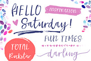 Halfback - A Dry Brushed Script Font, a Script Font by Angie Makes (Thumbnail 2 of 6)