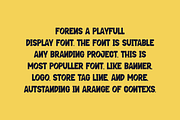 Forens - Round & Playful Font, a Sans Serif Font by Iqsiart Studio (Thumbnail 2 of 9)
