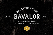 Bavalor - All Caps Font Family, a Sans Serif Font by Dm Studio (Thumbnail 9 of 9)