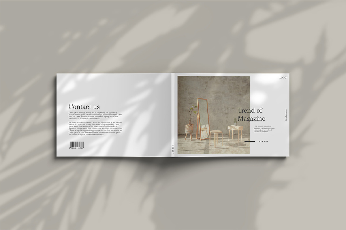 A4 Landscape Magazine Mockup, a Books & Magazine Mockup by graphicpages (Photo 8 of 15)