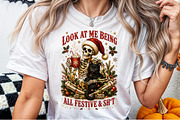 Funny Christmas Png, Snarky Skeleton, a Seasonal Illustration by Sublimation Artist (Thumbnail 6 of 9)