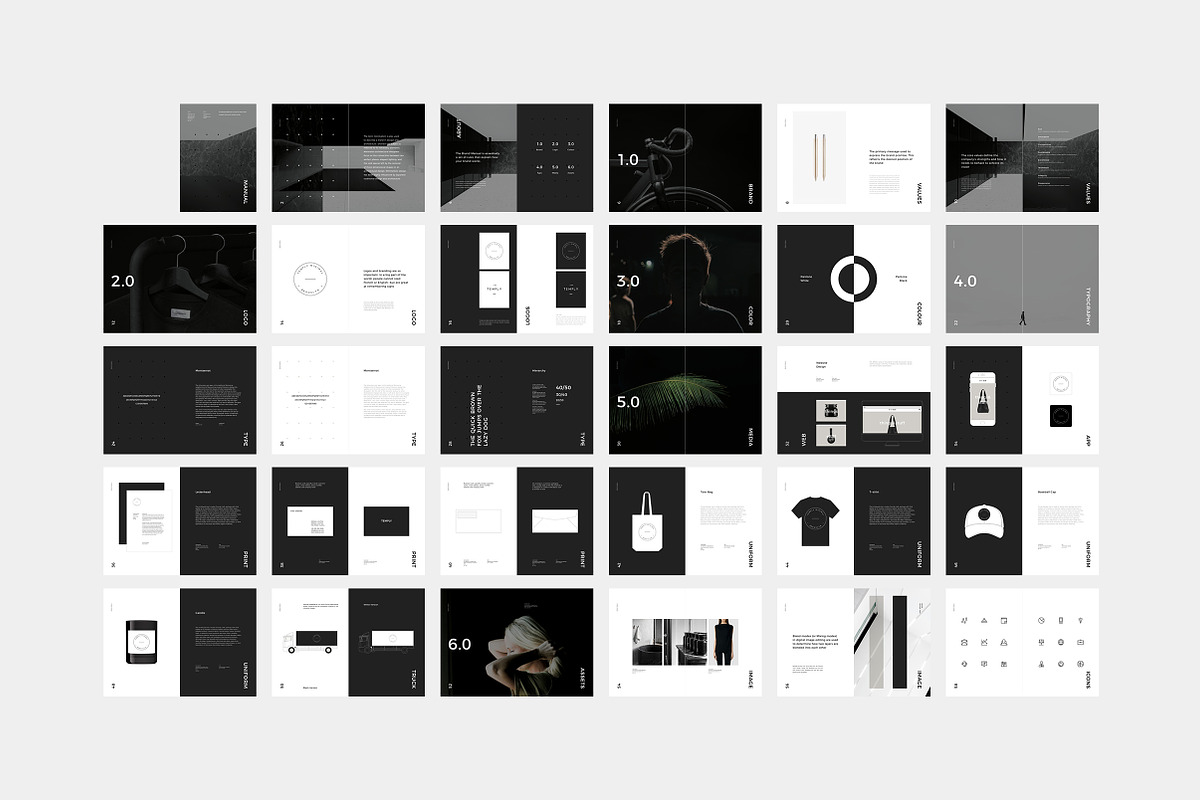 Brand Manual, a Brochure Template by T E M P L Y (Photo 9 of 9)