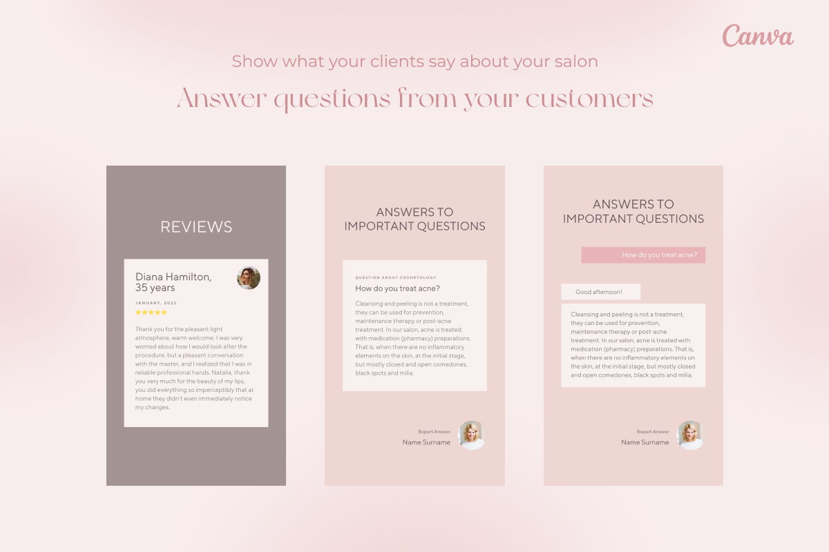 Beauty & coaching Instagram template, a Social Media Template by Make It Yours Lab. (Photo 12 of 20)
