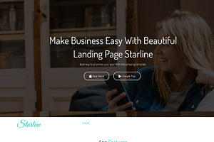 Starline - App Landing Page