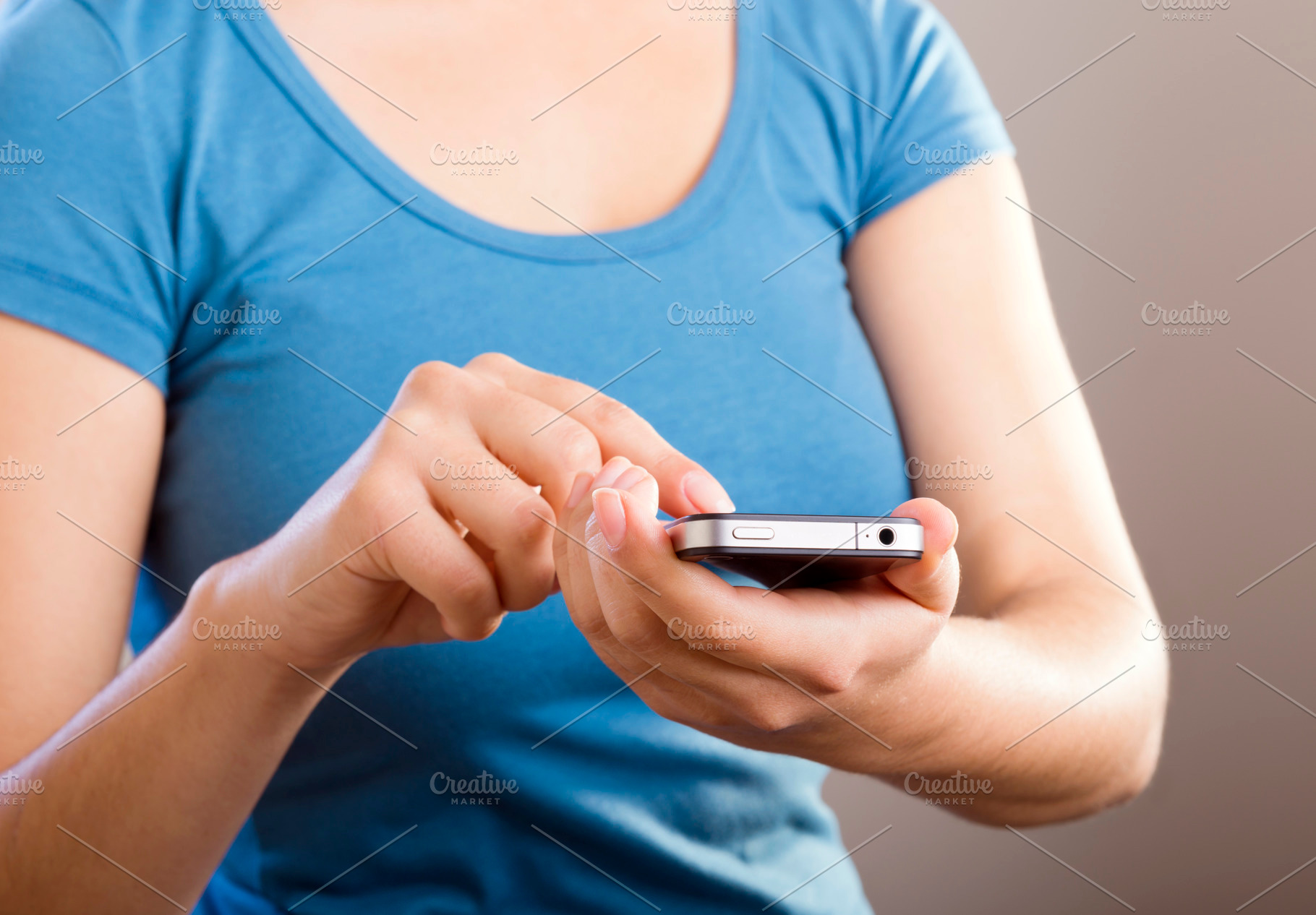 Woman Using Smartphone, a Person Photo by THP Creative
