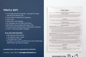 Resume Templates ATS Simple Design