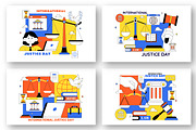 10 International Justice Day, a Person Illustration by denayunebgt (Thumbnail 2 of 4)