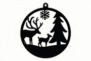 Christmas Laser Cut Ornament Bundle, an Object Graphic by musafir_fashion (Thumbnail 13 of 13)