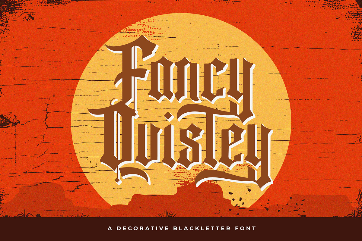 Fancy Quisley - Blackletter Font, a Blackletter Font by StringLabs (Photo 1 of 11)