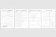 Daily Weekly Monthly To-Do Planner, a Stationery Template by Amit Debnath (Thumbnail 4 of 6)