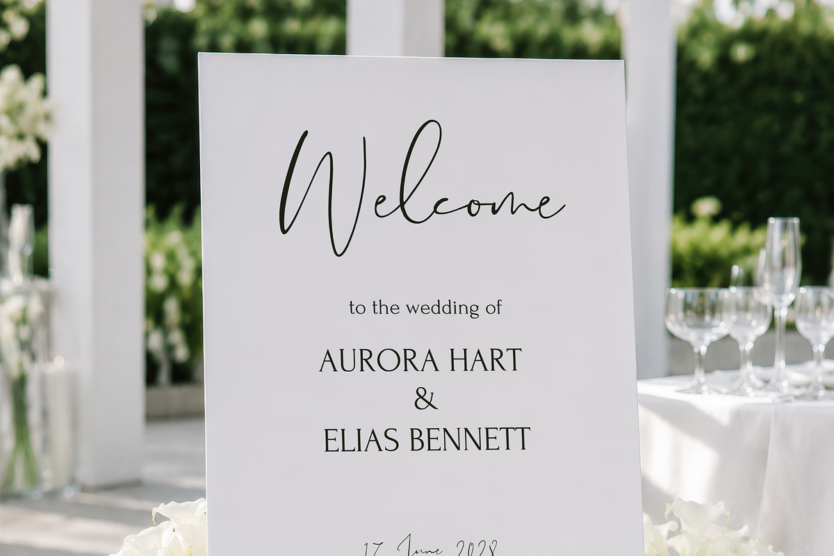Calla Lily Welcome Sign Mockup, an Advertising Mockup by Serenefeeling (Photo 2 of 6)