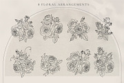 Minimalistic Line Art Roses, a Decorative Illustration by La Petite Line Art (Thumbnail 5 of 12)