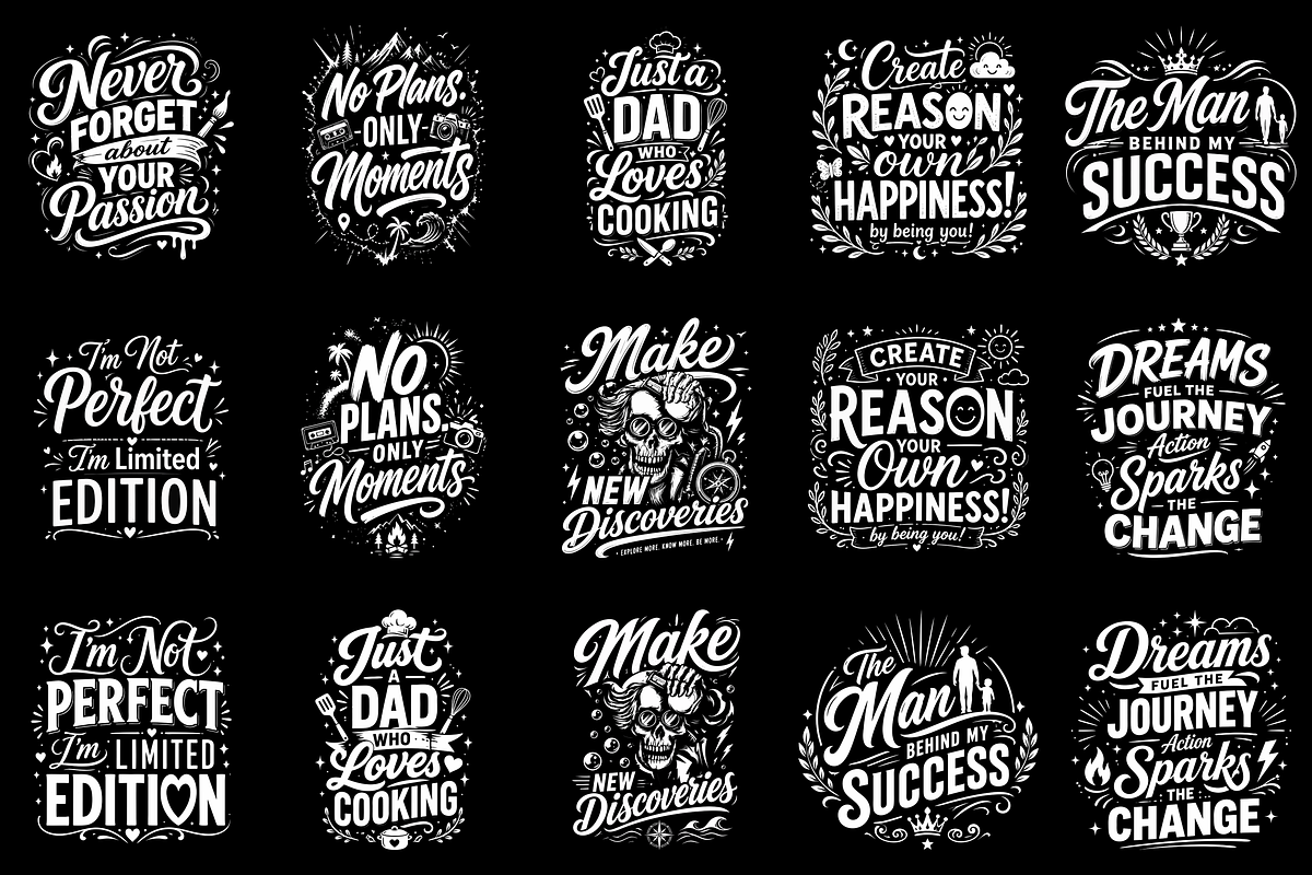 48 T-Shirt Poster Design Vector SVG, an Object Graphic by Miyaji75 (Photo 5 of 6)