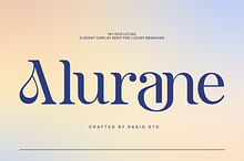 Alurane Elegant Display Serif Font