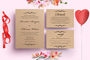 Rustic Wedding Invitation Suite, an Invitation Template by TemplateCrafts (Thumbnail 2 of 4)
