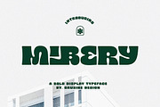 Mibery Retro Bold Serif, a Serif Font by Cruzine (Thumbnail 6 of 10)