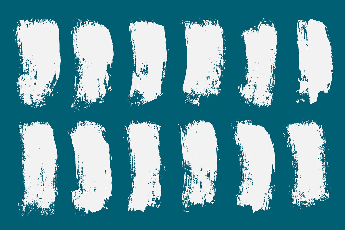 Minimalist Grunge Brush Strokes, a Brush Add-On by Warm Snow (Photo 3 of 6)