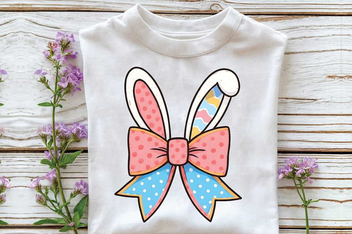 Easter Bunny PNG Retro Coquette Desi, an Illustration by DreamPrint404 (Photo 3 of 7)