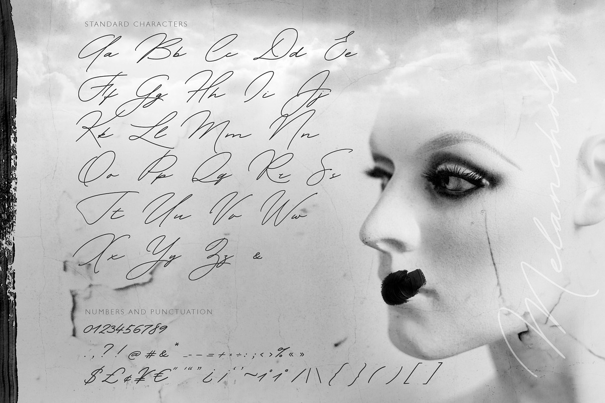 Melancholy Elegant Font, a Handwritten Font by AnMark (Photo 11 of 12)