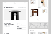 E-Commerce Furniture Website, an UI Kit Template by Ahmed Rubel (Thumbnail 3 of 10)
