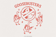 Goosebusters PNG T-Shirt Design, an Illustration by SharpMarketplace (Thumbnail 1 of 9)