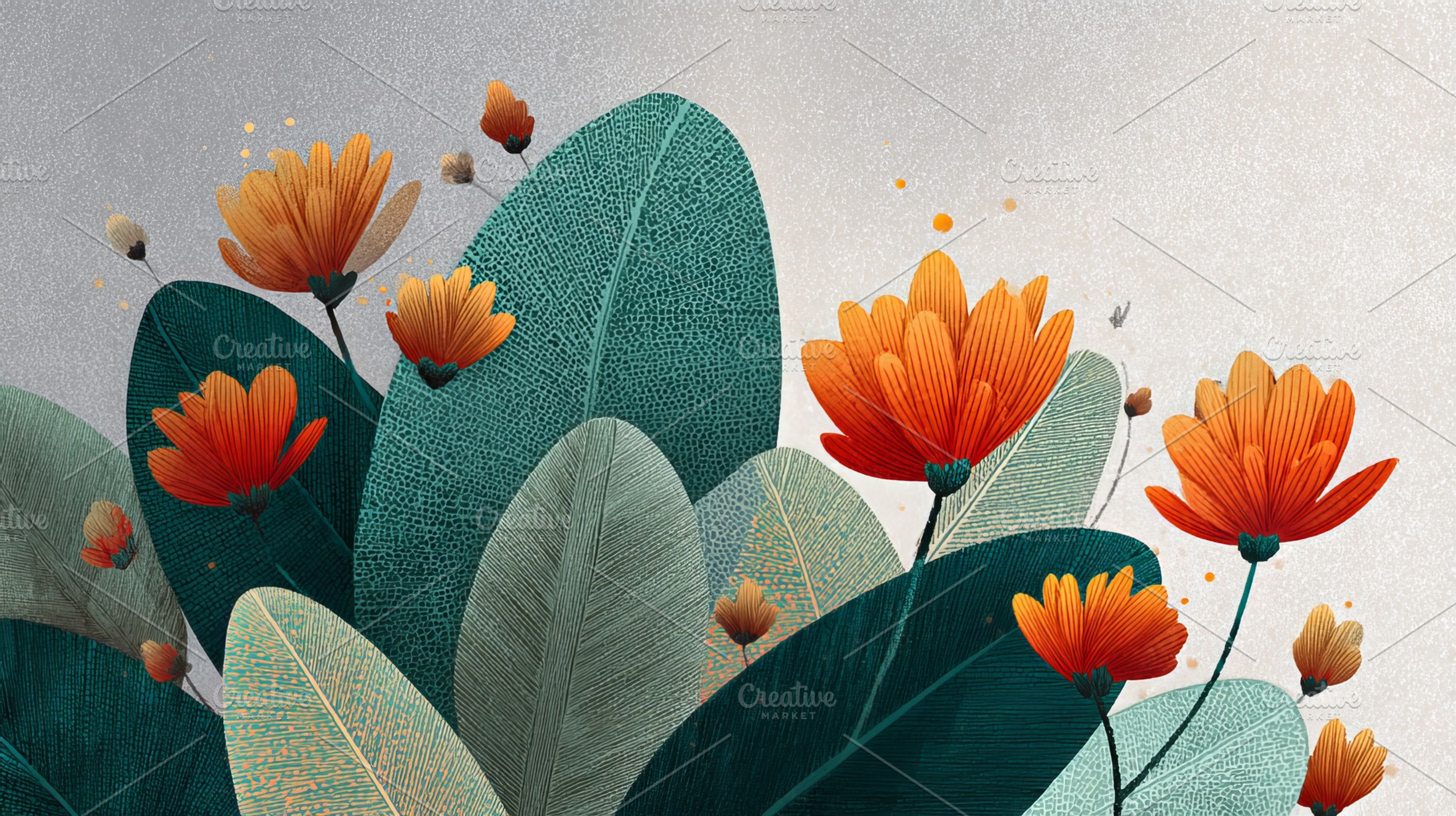 Botanical Illustration Art, a Nature Photo by Design Store