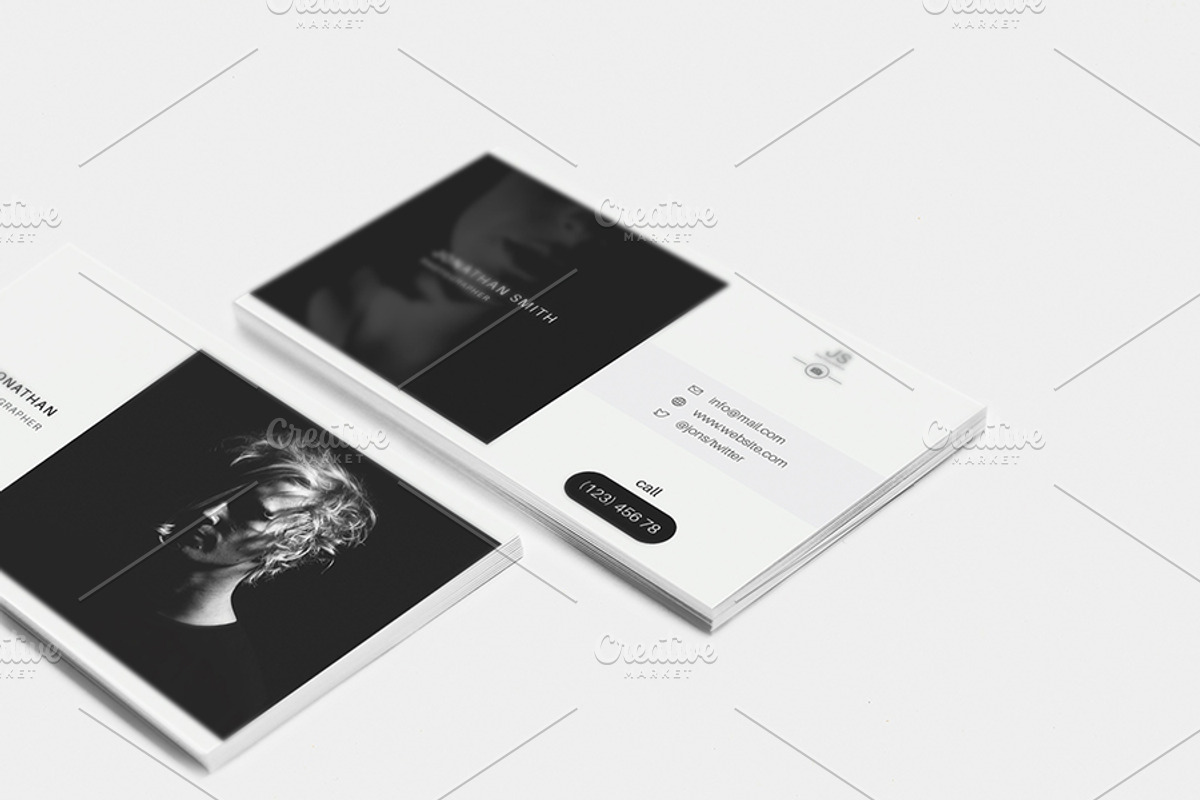 Professional Photographer Card, a Business Card Template by Awns Creators (Photo 5 of 6)