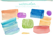 Watercolor Elements, a Texture Illustration by Angie Makes (Thumbnail 1 of 2)