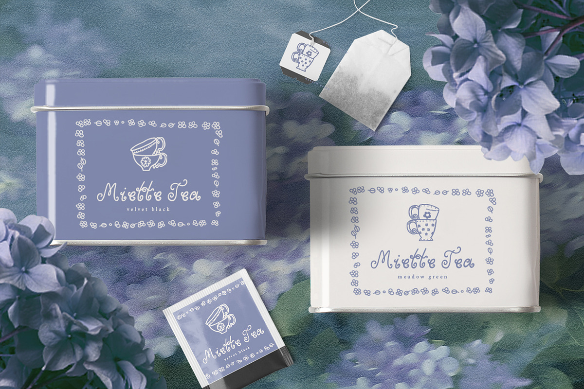 Secret Tea Party clip art set, a Decorative Illustration by Cute Atelier (Photo 9 of 9)