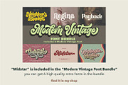 Midstar - Vintage Retro Font, a Script Font by Subectype Studio (Thumbnail 5 of 9)