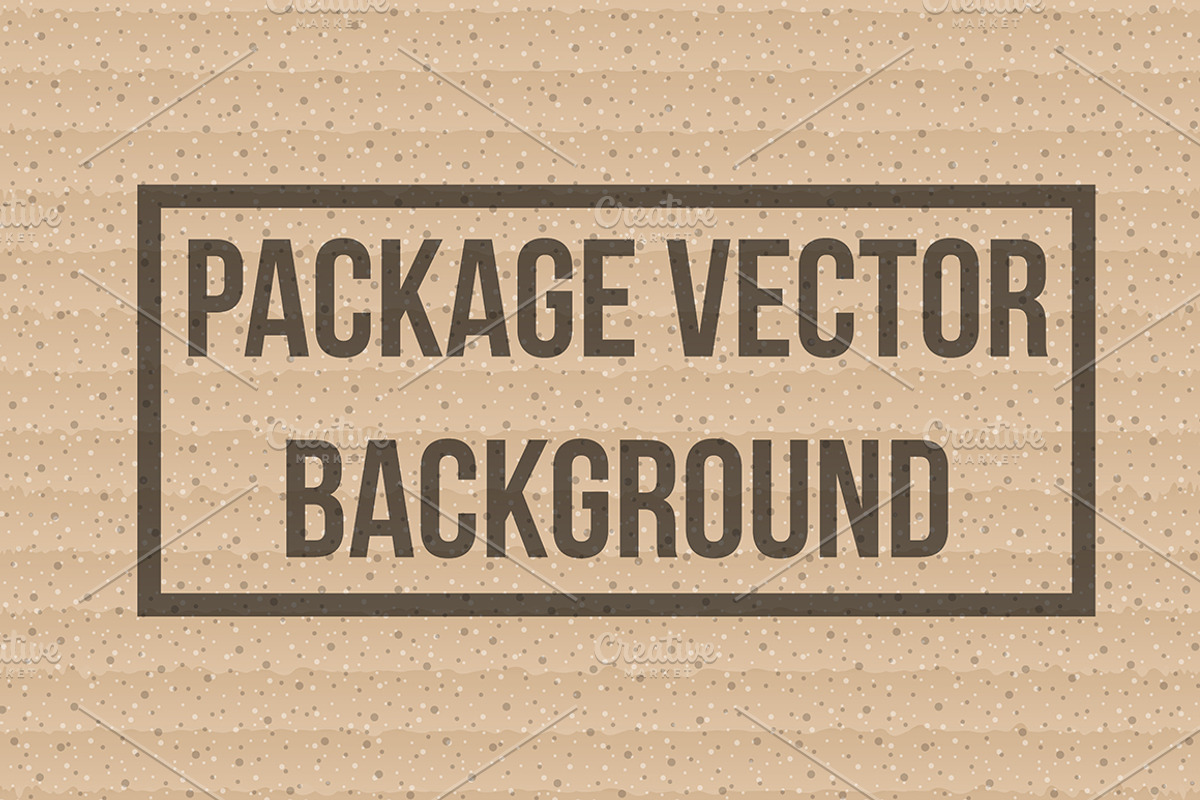 Cardboard package background