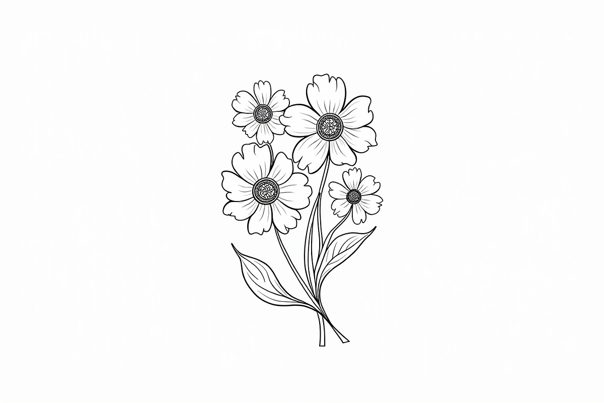 8 Pages Flower Coloring Bundle, an Illustration by Amazin_art (Photo 6 of 9)
