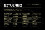 Bitverno - Experimental Sci-fi Font, a Sans Serif Font by Drizy (Thumbnail 7 of 9)