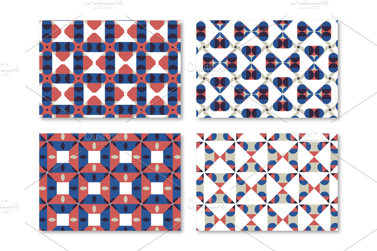 POLLE geometric seamless patterns., a Pattern Graphic by Peolla (Photo 4 of 10)