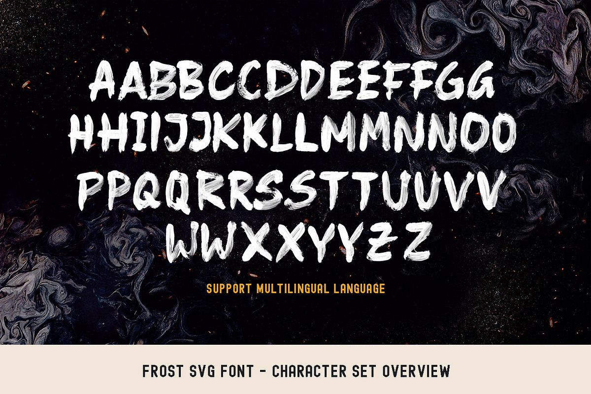 Frost SVG Font + Brushes, a Symbol Font by Graphicfresh (Photo 10 of 11)