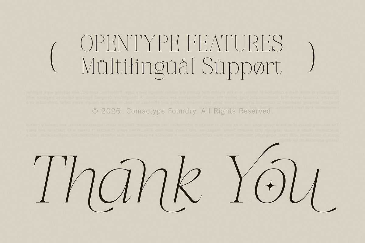 CHOLICE - A Luxurious Timeless Serif, a Serif Font by Comactype Foundry (Photo 13 of 13)