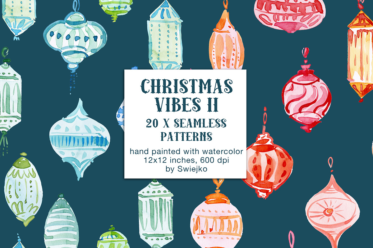 Christmas Vibes II, a Pattern Graphic by swiejko (Photo 1 of 9)