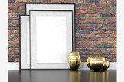 Mock up poster in a square frame, a Print Template by Olesya Morokhovets (Thumbnail 1 of 2)
